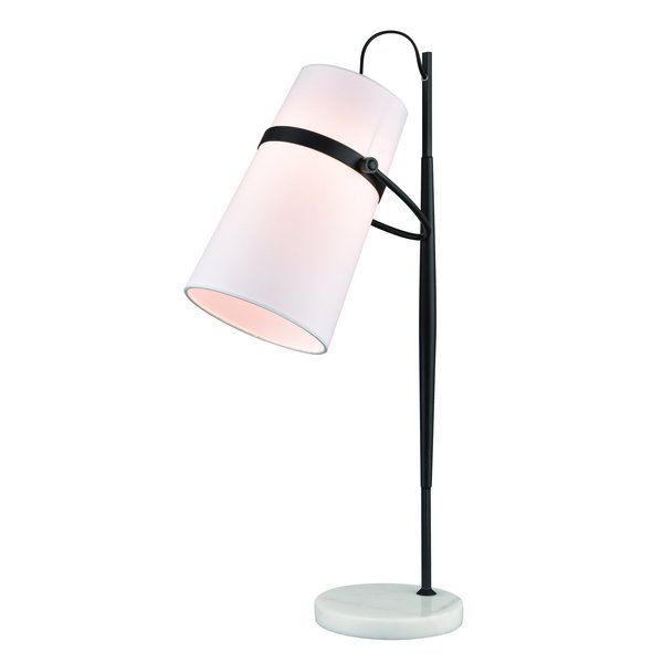 Elk Home Banded Shade 28'' High 1-Light Desk Lamp - Matte Black D4191